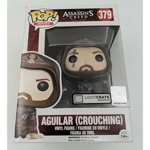 Funko POP! Movies #379 Assassin's Creed Aguilar (Crouching) Loot Crate EXCLUSIVE